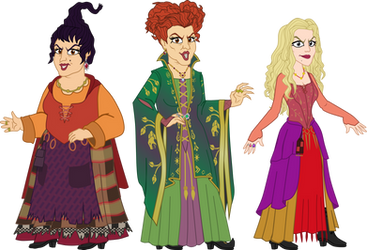 The Sanderson Sisters (Equestria Girls Style)