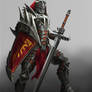 Fantasy/medieval armored character