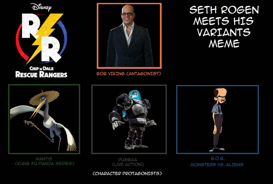 David Cross meets his Variants by ArielAriasPetzoldt on DeviantArt