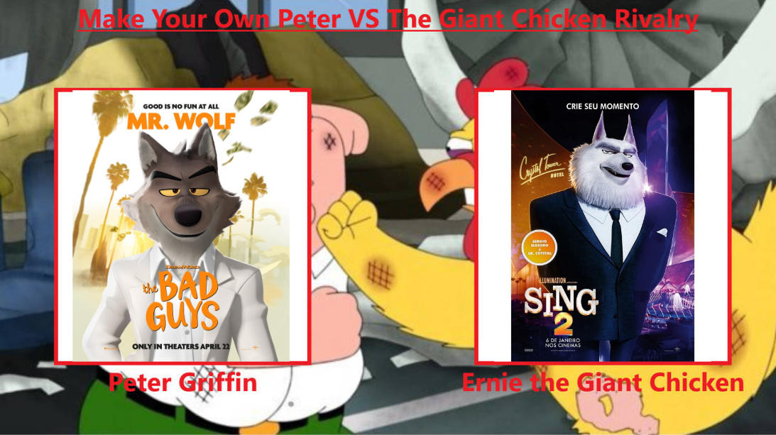 My Peter vs. The Giant Chicken Rivalry Meme by ArielAriasPetzoldt on ...