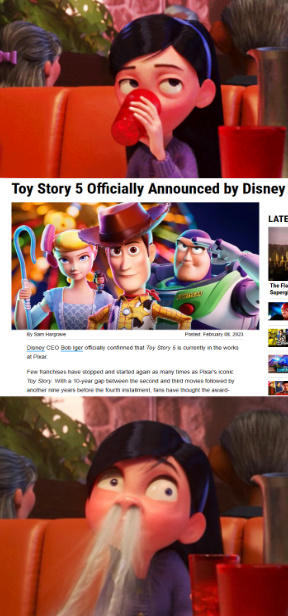 YARN, My Reaction That Toy Story 5 Delayed To 2024