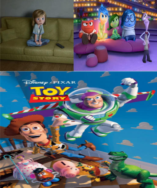 Riley and her Emotions are watching Toy Story by ArielAriasPetzoldt on ...