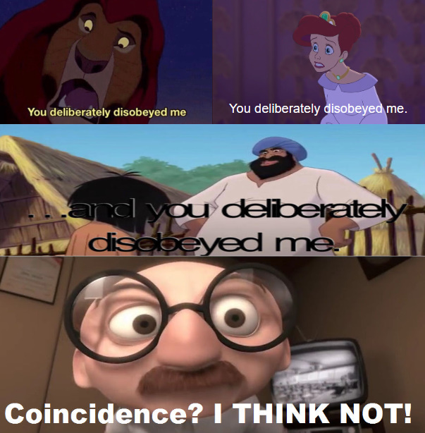 Coincidence? I THINK NOT! Meme #5 by ArielAriasPetzoldt on DeviantArt