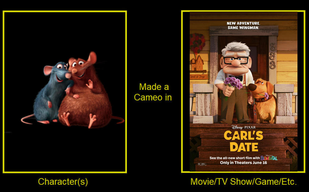 Carl Remy What if Remy and Emile made a cameo in Carl's Date by ...