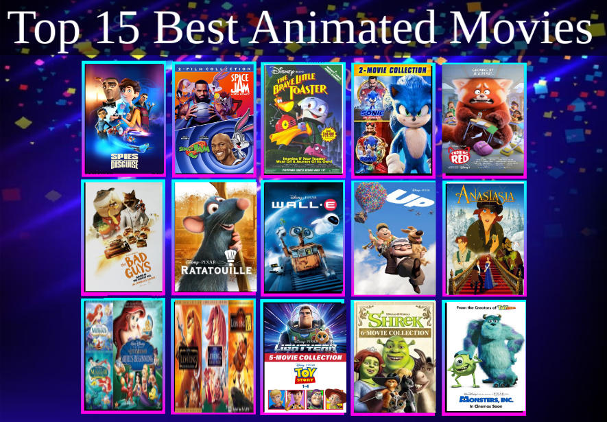 My Top 15 Best Animated Movies by ArielAriasPetzoldt on DeviantArt