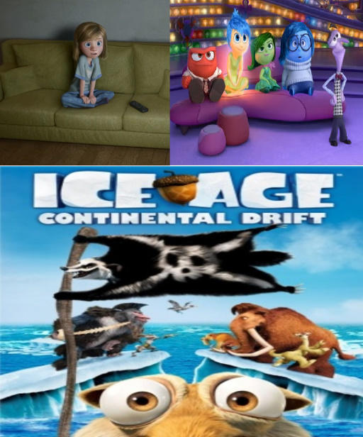 Riley and Emotions watch Ice Age Continental Drift by ...