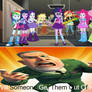 The Mane 8 are scared of General Warren R. Monger