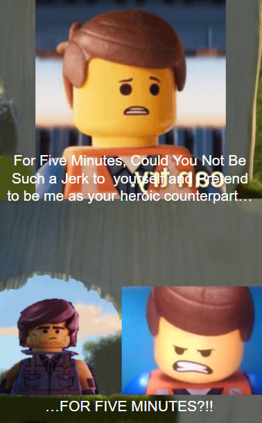 Emmet Tells Off Rex Dangervest for Five Minutes by ArielAriasPetzoldt ...