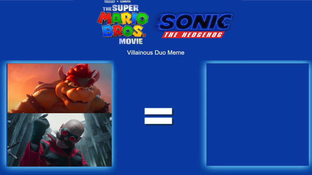 Bowser and Dr. Robotnik Villainous Duo Meme by ArielAriasPetzoldt on ...