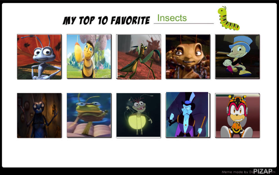 My Top 10 Favorite Insects by ArielAriasPetzoldt on DeviantArt