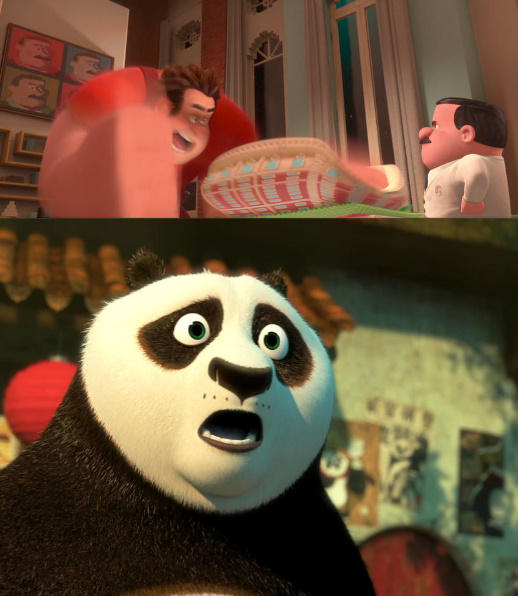 Alex Ralph Po Po reacts to Wreck-it Ralph Smashing the Cake by ArielAriasPetzoldt on ...