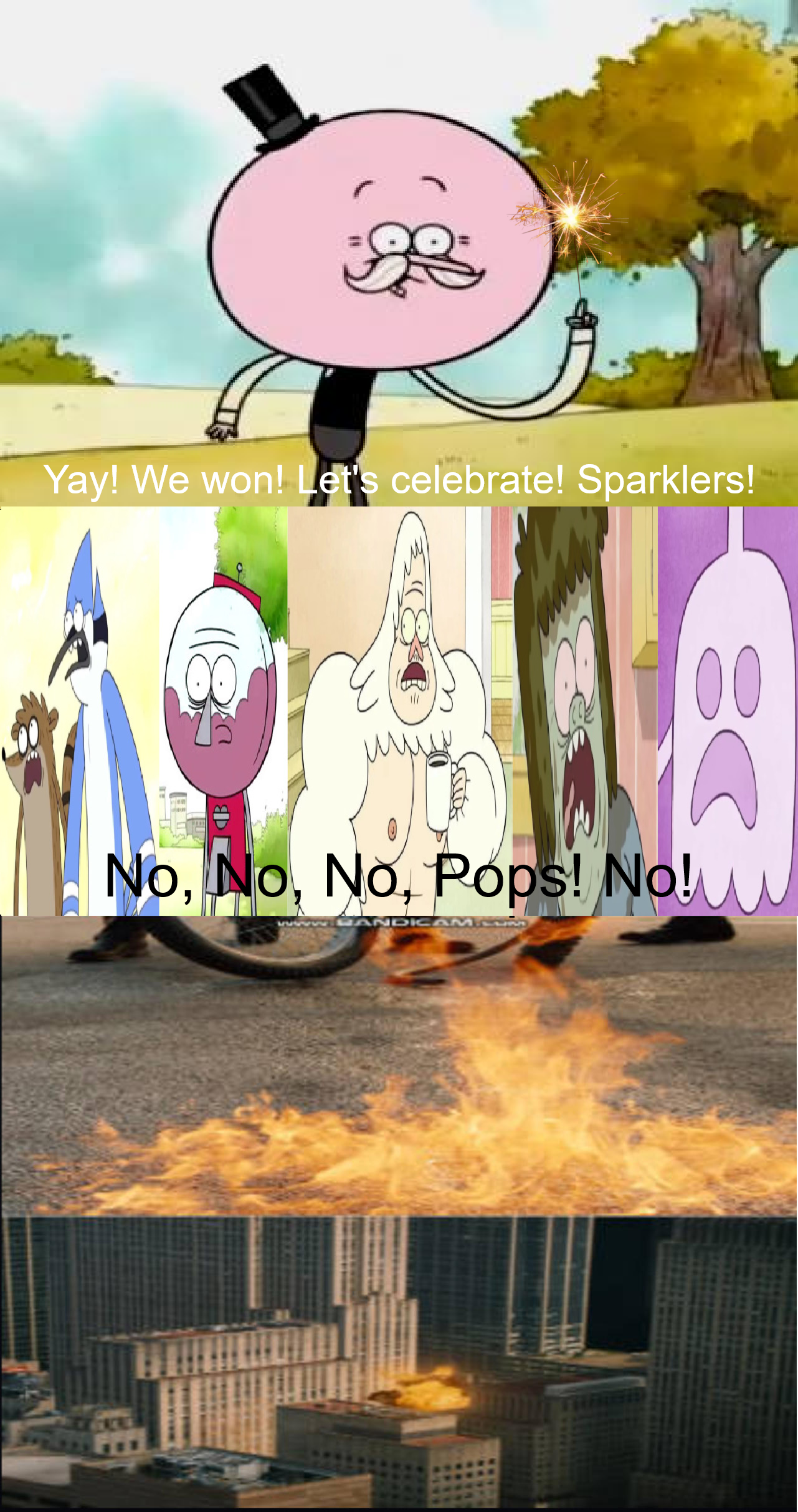 Pops Getting Hit Pops Blows Up the Streets by ArielAriasPetzoldt on DeviantArt