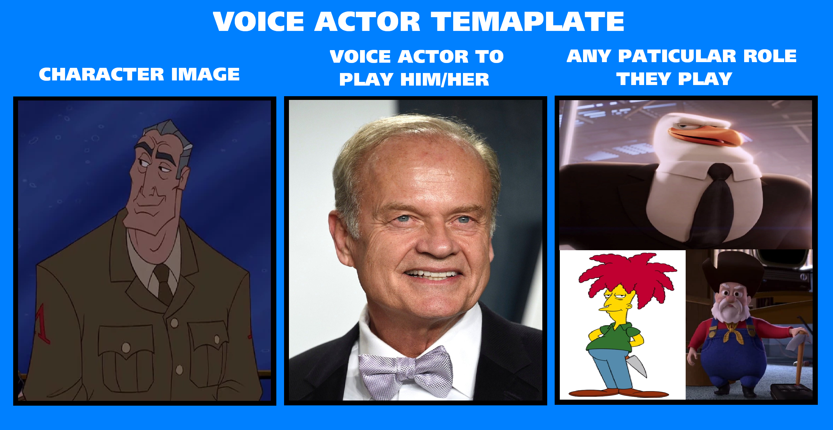 Commander Rourke Clayton What if Commander Rourke Voiced by Kelsey Grammer? by ...