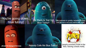 B.O.B. Punches Frank (SpongeBob Reference)