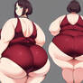 A.I. Fat Anime Girl 6754