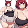 A.I. Fat Anime Girl 8261