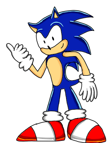 Classic Sonic fanart! [OC] : r/SonicTheHedgehog