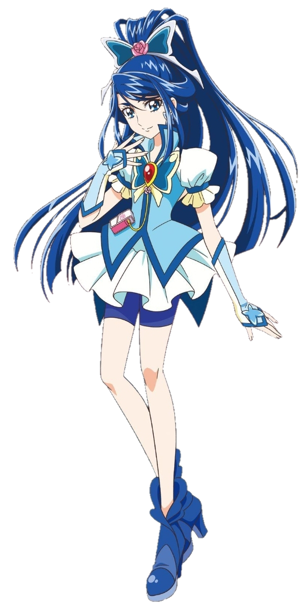 Cure aqua by LuigiRendira on DeviantArt