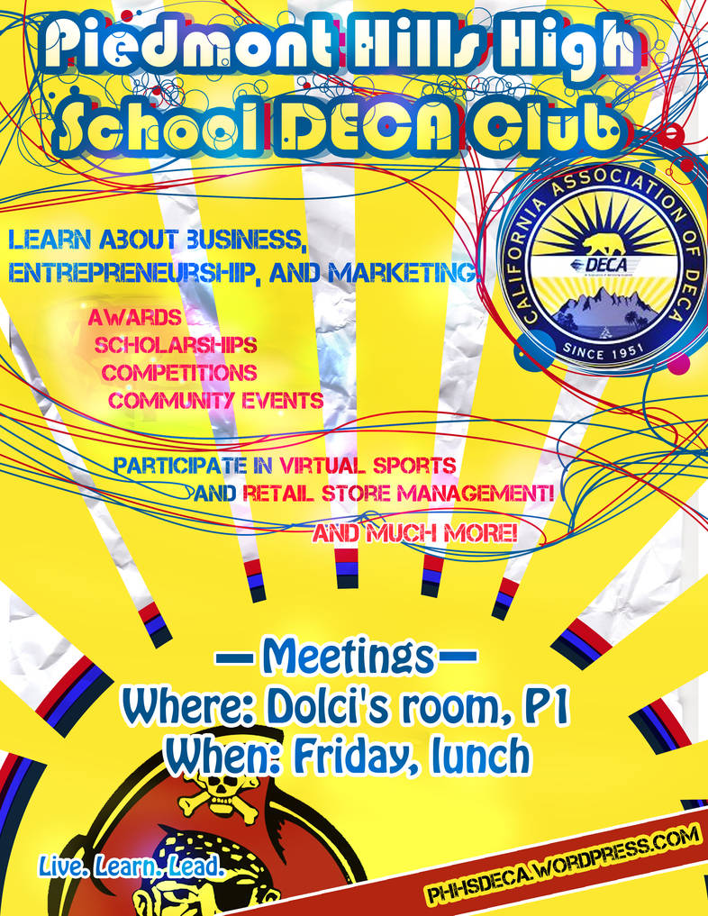 Deca Week Flyer PHHS DECA Flyer by WiiSHA on DeviantArt