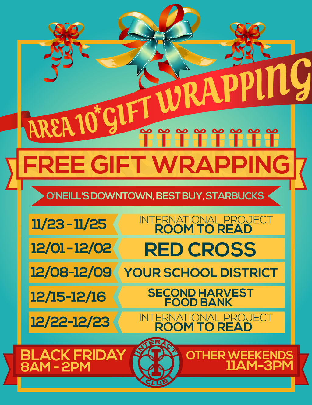 Gift Wrapping Flyer by WiiSHA on DeviantArt
