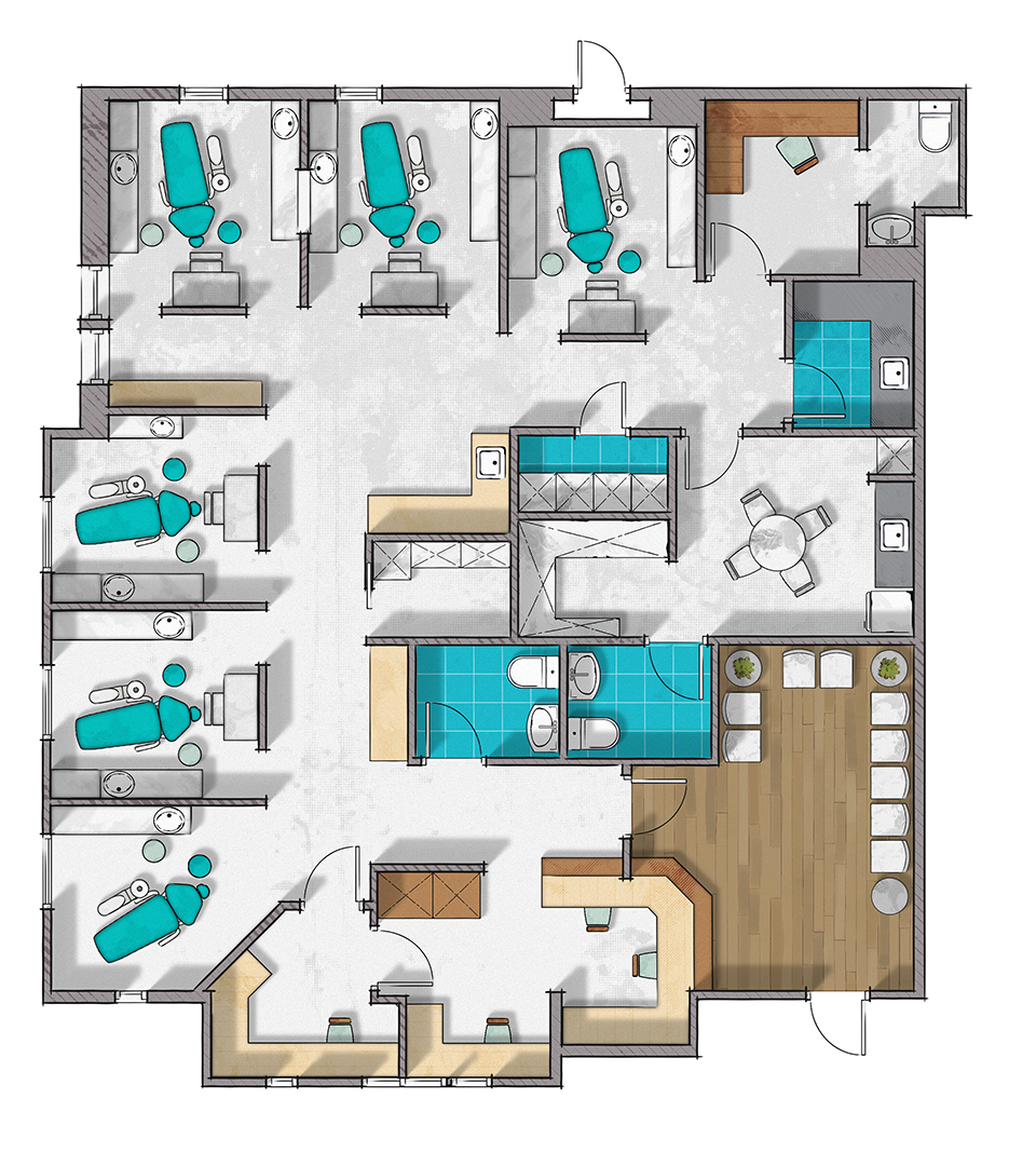 Dental Clinic Floor Plan Rendering By TALENS3D On DeviantArt dental-clinic-floor-plan-rendering-by-talens3d-on-deviantart