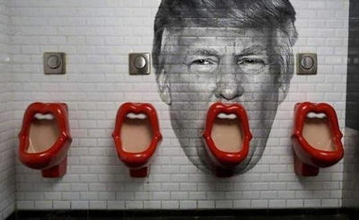Trump Piss in my mouth i talk too much(flush)