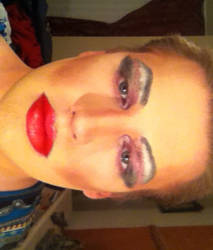 Drag queen makeup--7th attempt