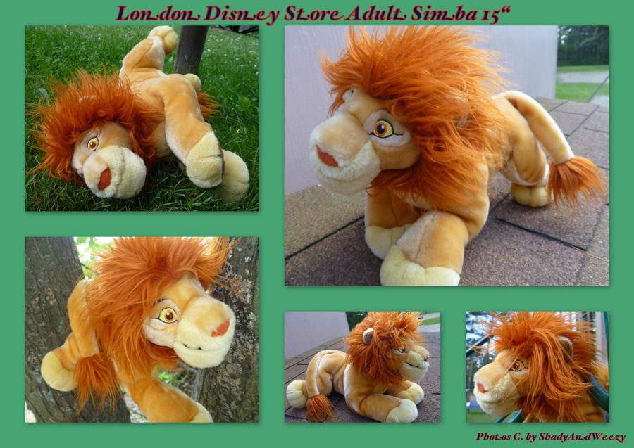 London Disney Store Adult Simba 15 Inch by DoloAndElectrik on DeviantArt