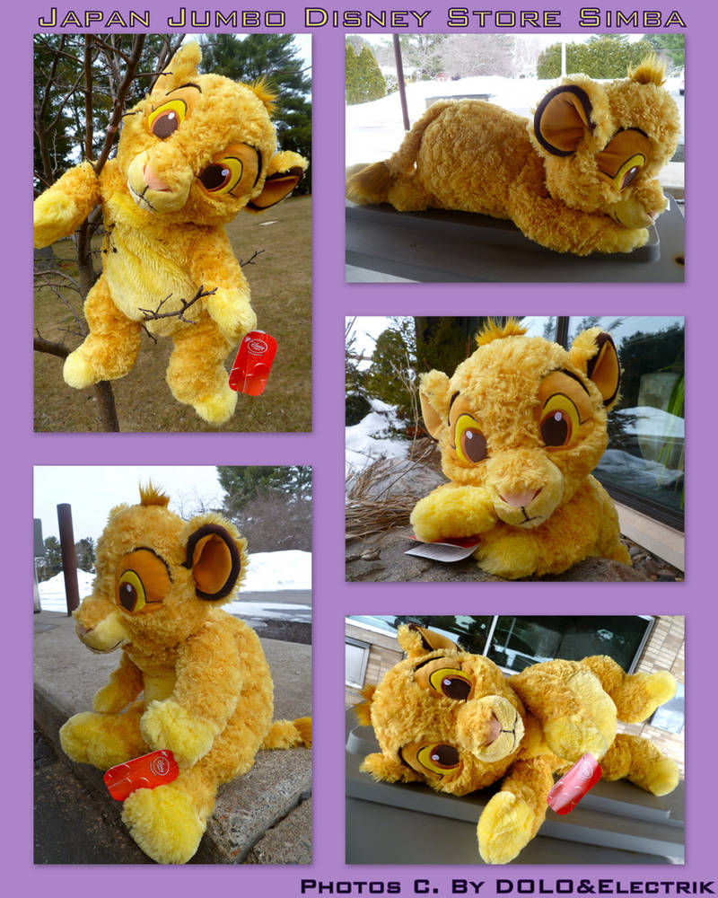 Japan Jumbo Disney Store Simba by DoloAndElectrik on DeviantArt