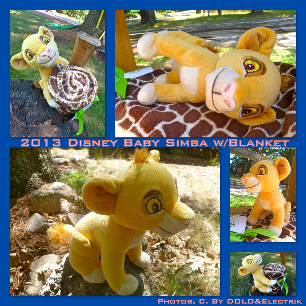 2013 Disney Baby Simba w/Blanket