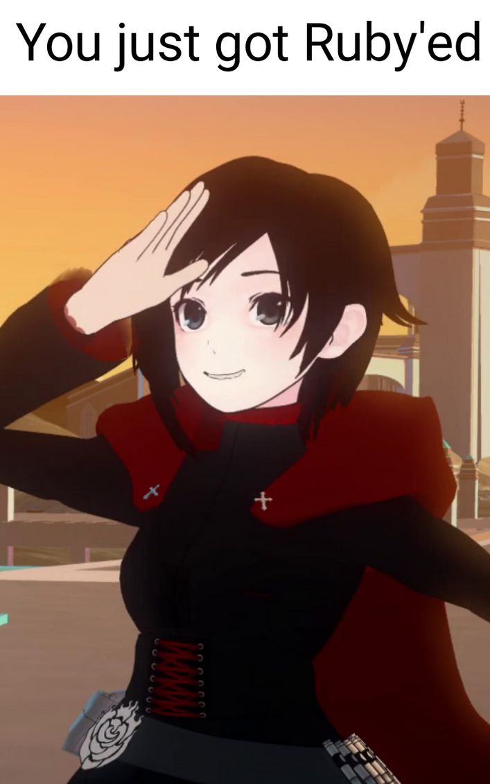You just got Ruby'ed by MrMemeGamingYT on DeviantArt