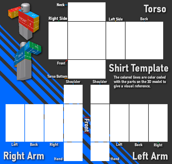 Roblox shirt template: How to make your own custom clothes