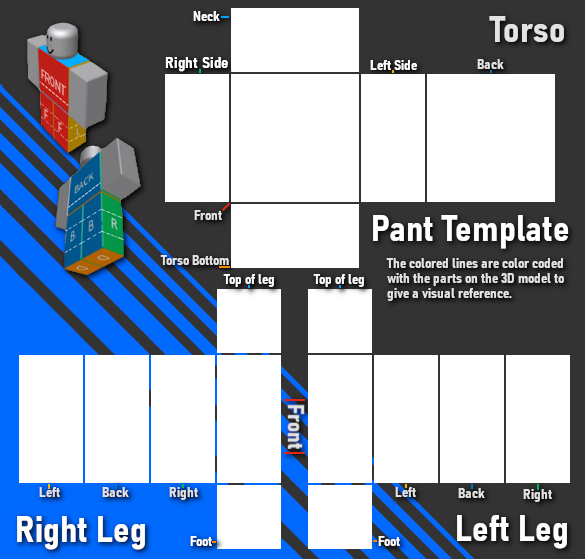 ROBLOX Pants Template by ChipsterTool on DeviantArt