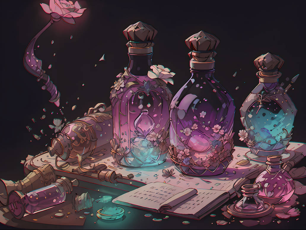 Exploding Potion Drawing Magic Potion | Draw tutorial DA badget by FuntasyDesign on DeviantArt