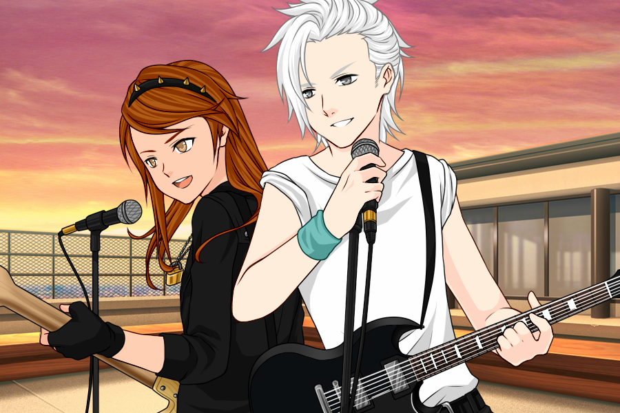 Crystal and Pietro Rocking Out