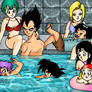 The Gang in the Pool