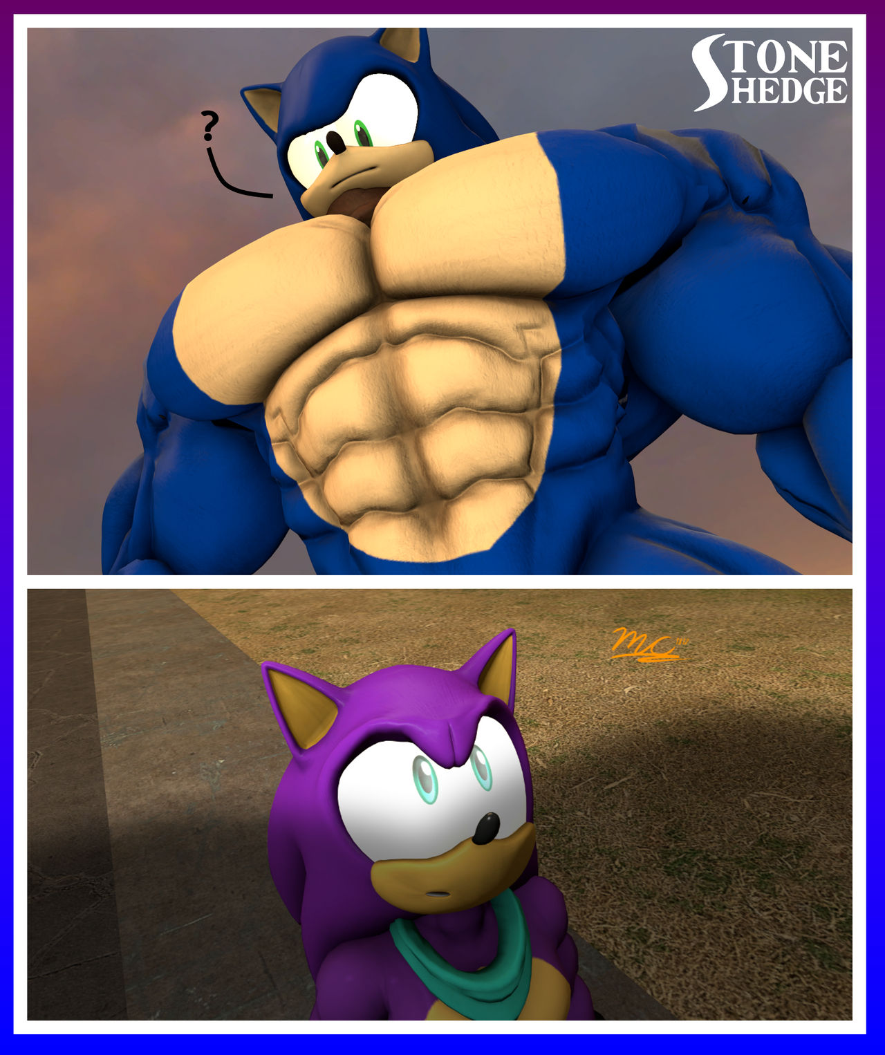 Boof Looming Boof Sonic - Meme Remake by StoneHedgeArt on DeviantArt