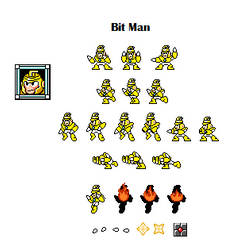 8-bit Dos Bit man