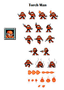 8-bit Dos Torch man by Bronto-Stingtail on DeviantArt