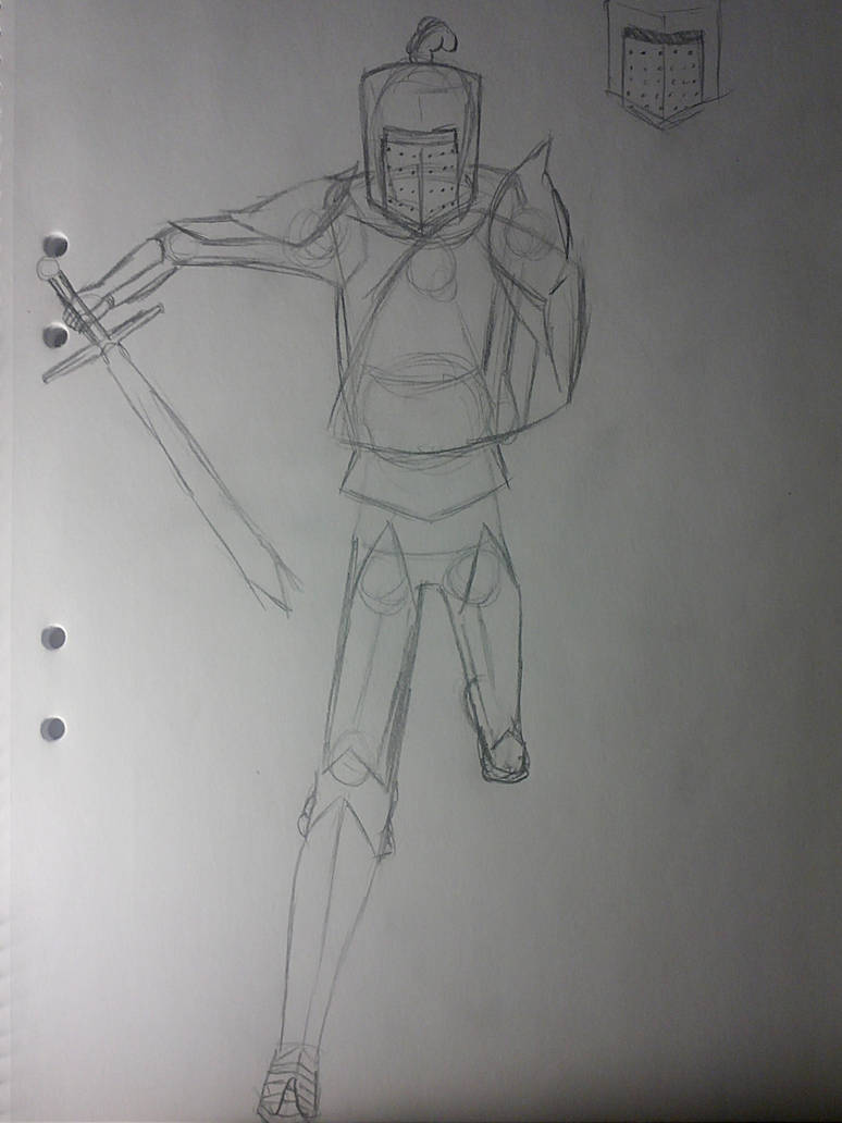 Running Knight, rough by TeGeM on DeviantArt