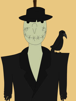 Mr Scarecrow, portrait, clean version