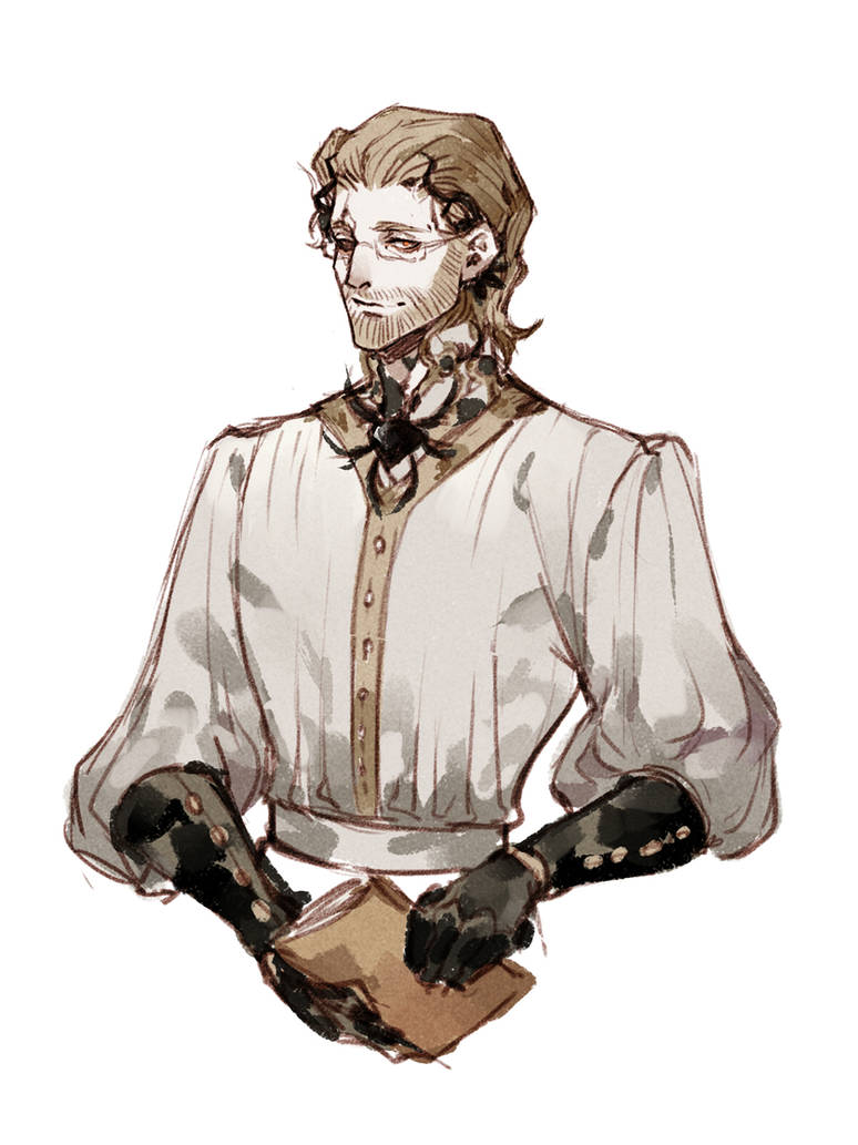 Doodle my old-man oc by sabay-d-der on DeviantArt