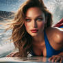 Supergirl goes surfing3