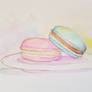 Watercolour Macarons