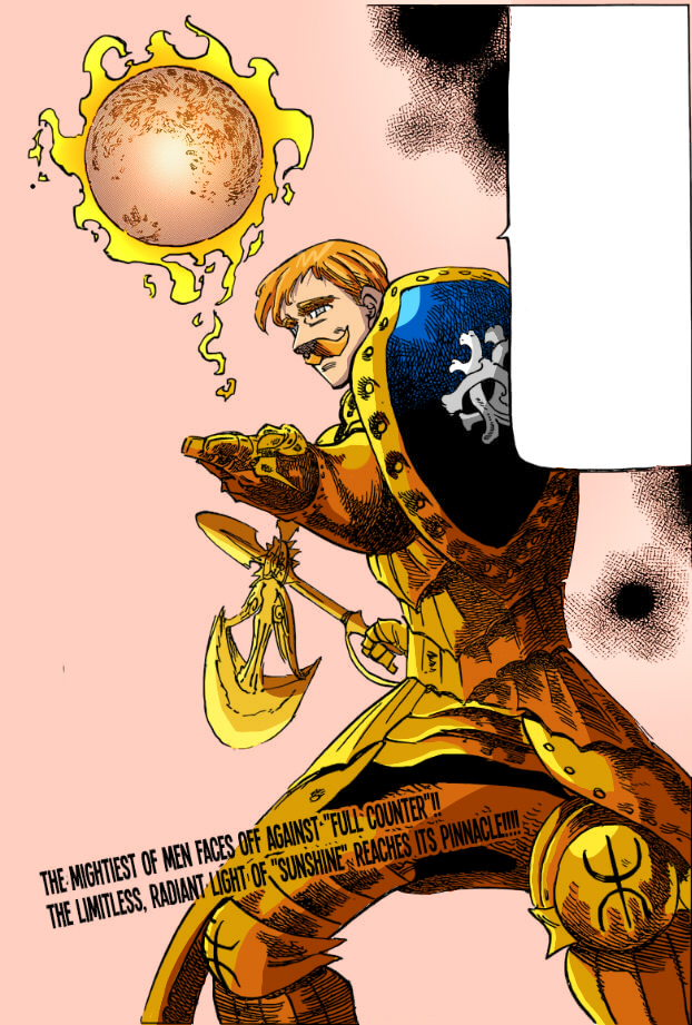Escanor NNT Manga coloring by Metodz on DeviantArt