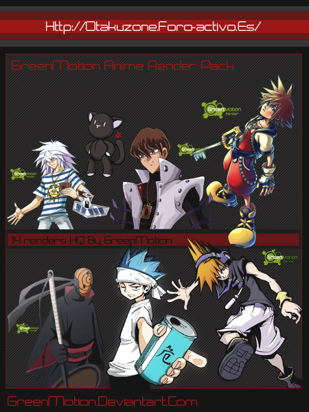 Anime Renders Pack 1 UPDATED