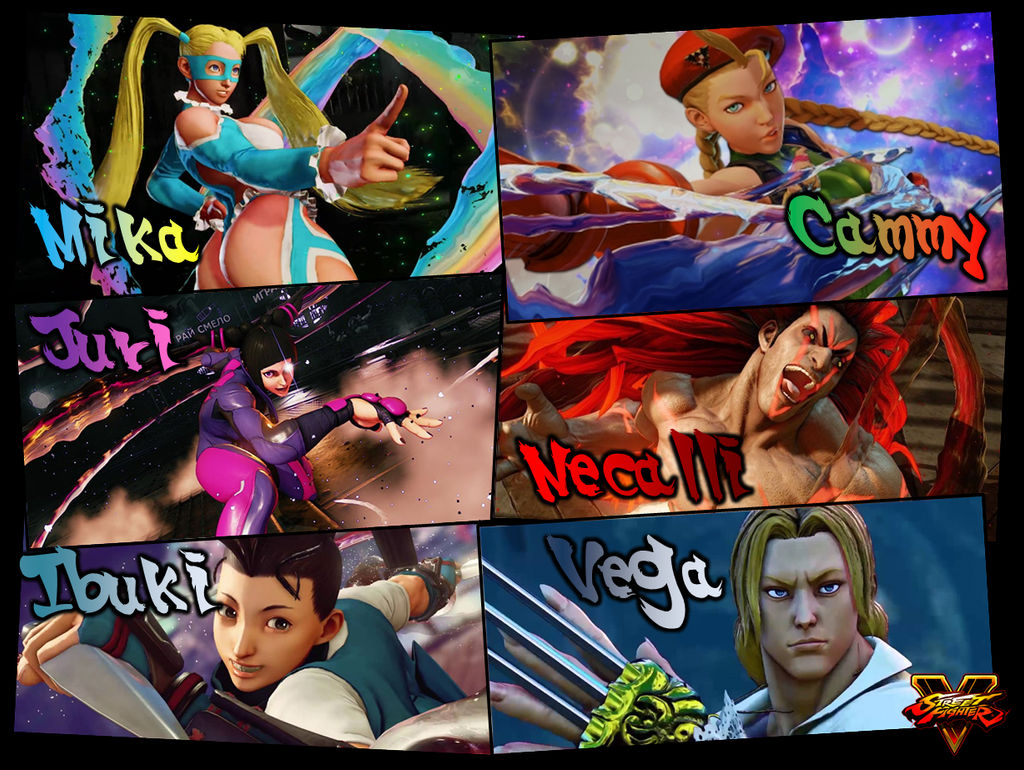 Street Fighter 5 Favorite Characters Wallpaper By Tigercubby On Deviantart