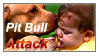 Pit Bull Attack Stamp by Kelii