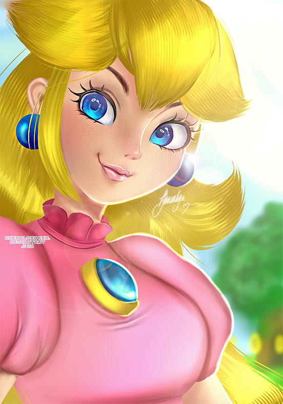 Princess Peach by EmeraldMaree