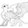 :Gabriella/Gabby/Gabi the Griffin LINEART: